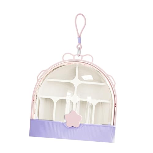 Fenteer Caixa de criação de borboletas Répteis de alimentação Receptores portáteis respiráveis ​​Fác