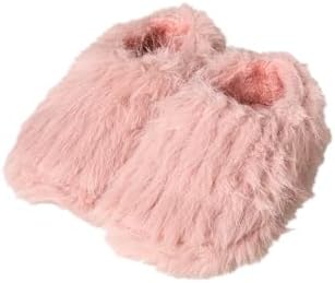 Pantofole Peluche Ragazza Rosa – Zoccoli A Pugno In Sintetico Per Bambini