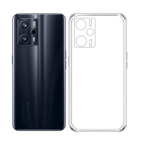 Image of COVERBLACK Flexible Rubber Case Back Cover for Compatible Model with Realme 14 (2025) - Transparent