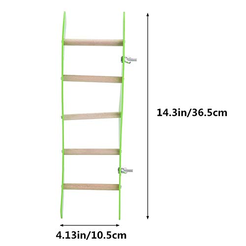 Image of Pet Bird Hamster Acrylic Wave Ladder Stand Crawling Ladders Parrot Perch Toy for Small and Medium Animals Rabbit Chinchilla Macaw African Greys Cage Climbing Game Play Toys