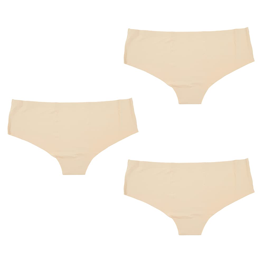 3 Pairs Ladies No VPL Shorts BR731 Nude 18
