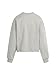 Favorite Daughter womens Cropped Collegiate Sweatshirt, Heather Grey W/Navy, X-Large