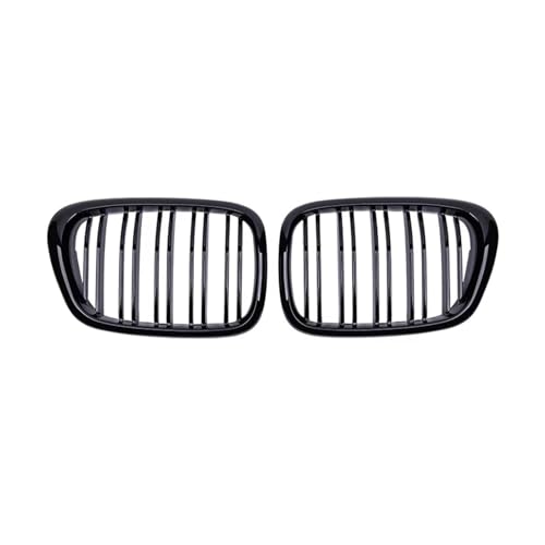 Calandre noire brillante double ligne pour capot avant BMW E39 525
