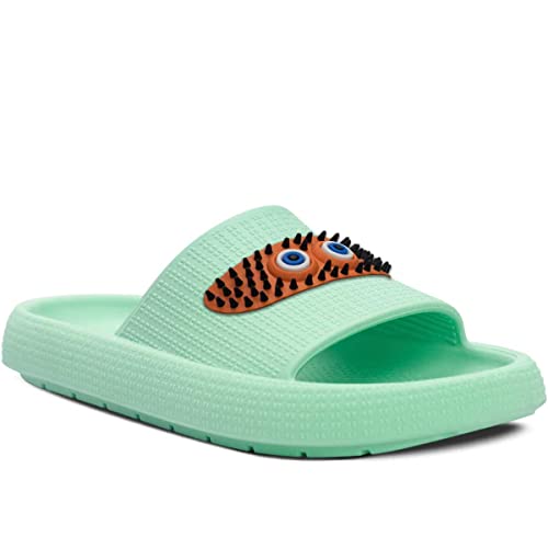 Chinelo Estilo Nuvem Menino Nº25ao36 Sandália Infantil 12.80 (Verde, Infantil, br_footwear_size_syst