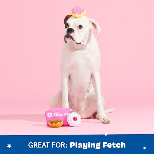 image for Barkbox Dog Toys – Barker’s Dozen Donuts Plush 4 in 1 Multi Part I