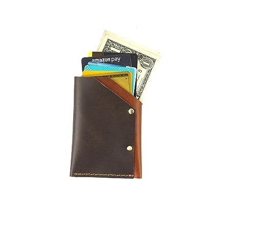Genuine Leather RFID Blocking Slim Card Holder Wallet for Men & Women – Minimalist Front Pocket Wallet, Small Handmade Credit Card Case, Compact Travel Wallet Gift2