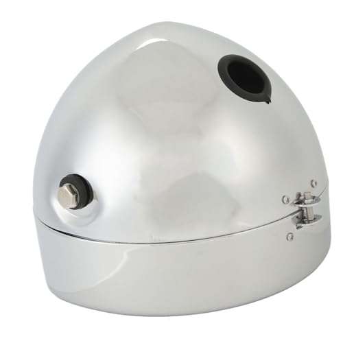 Carcasa para faros de motocicleta de 7 pulgadas con acabado cromado Premium 3