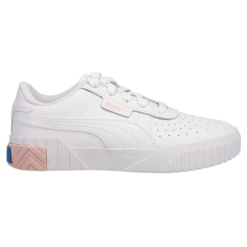 PUMA Toddler Boys Cali Perforated Toe Lace Up Sneakers Shoes Casual - White - Size 13 M