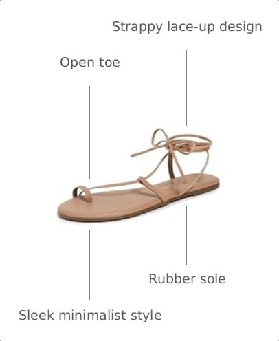 Image of TKEES Women's Jo Lace Up Sandals