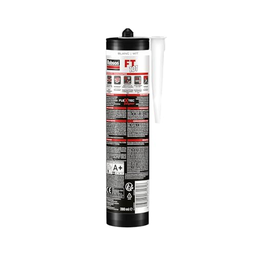Rubson FT101, Mastic Polymère, Joint,Colle et Fissure,Cartouche 280ml,Blanc – vue 2