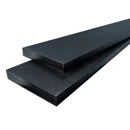 2 Pack 5160 Steel-12"x1.5"x1/4"-Hot Rolled High Carbon Spring Steel for Knife Making, Annealed Knife Blanks,Heat Treat