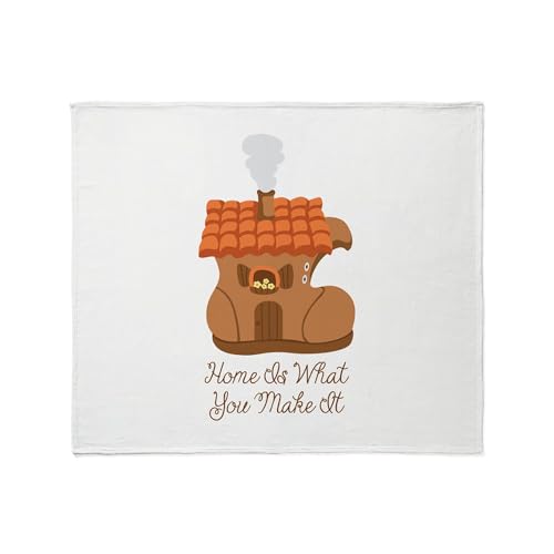 CafePress Home is What You Make It Throw Blanket Super