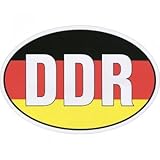 Größe: 78 x 52 mm Aufkleber - DDR - 301058/1 - Gr. ca. 7,8 x 5,2 cm