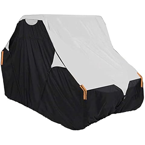 UTV Cover 420D Waterproof Oxford Fabric, Side by Side UTV Cover with Storage Bag XXL 162’’x65’’x75’’ Fit Polaris Yamaha Can-Am Honda Kawasaki, 4-6 Passenger UTV Storage Cover Cover