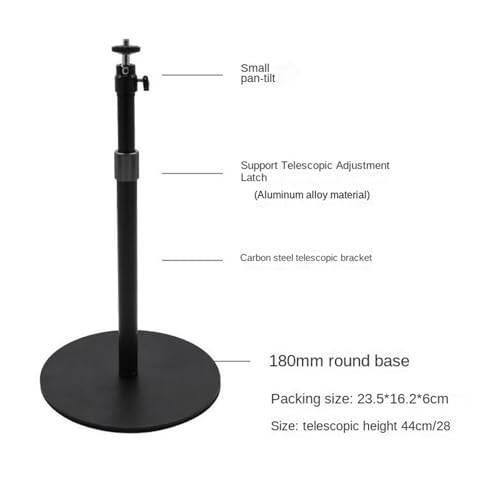 Soporte de proyector retráctil y elevable con base estable para suelo y mesa 3