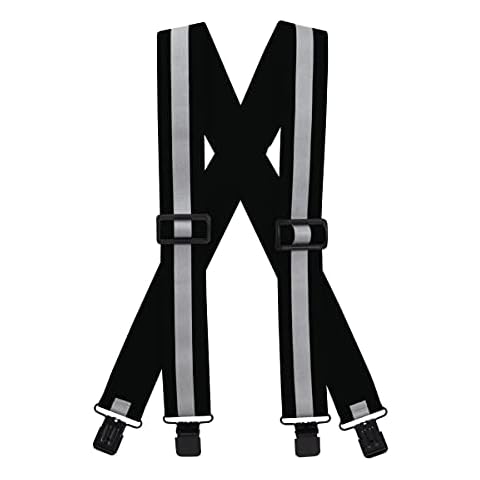 Reflective Suspenders-Black Cover