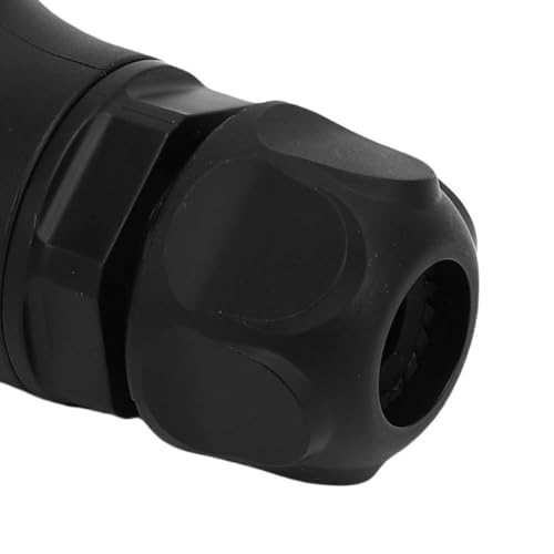Conector de aviación de 4 pines IP68 25A con brida cuadrada para cable 7