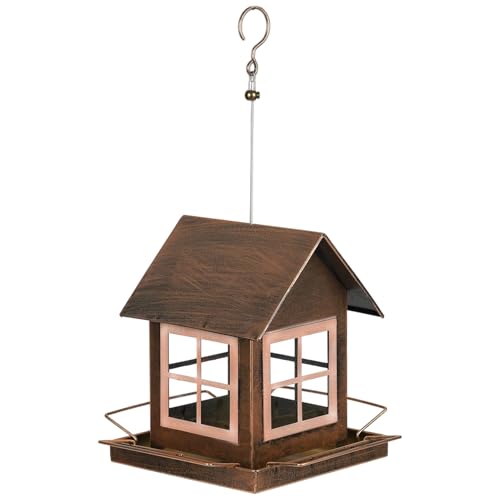 Comederos para Pájaros - Estación De Alimentación De Metal | De Semillas De Colocación Flexible, Suministro De Aves para Patio Trasero, Solución De Alimentación Ecológica para Patio Trasero,