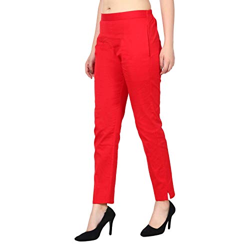 Image of SriSaras Women's Premium Cotton Trousers /Pants