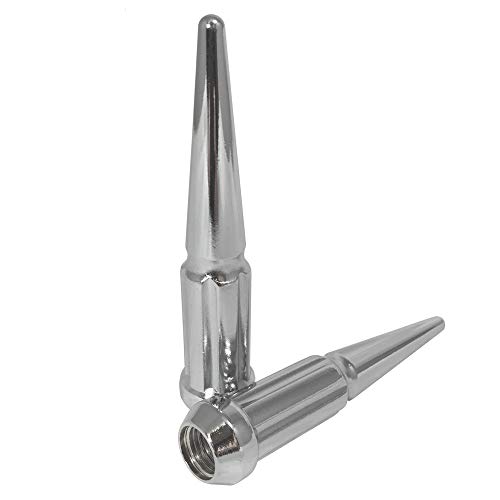 image for Wheel Accessories Parts Set of 20 Spiked Solid Metal Lug Nuts M12x1.5 