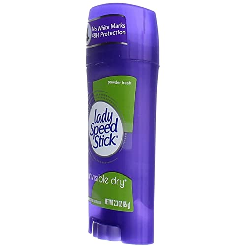 Lady Speed Stick Deodorant 2.3 Ounce Powder Fresh Invisi Dry (68Ml) (3 Pack) #TOP2