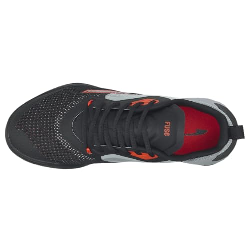 PUMA Puma Men's Fuse 2.0 Cross Trainer, Black-Harbor Mist-Cherry Tomato, 10