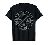 Eat Sleep Scout Repeat - Funny Outdoor Camping Nature Gift T-Shirt
