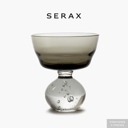 Flûtes à champagne Serax grises : sublimez vos verres de table banals