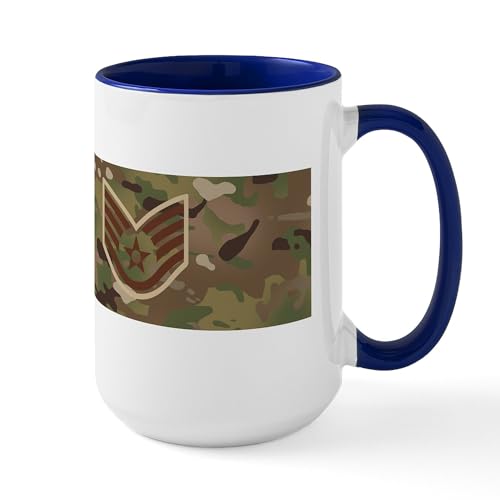 Taza Café Cerámica 15 Oz Blanco Navy miniatura 1