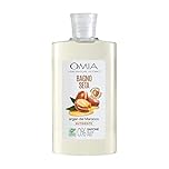 Omia, Bagno Seta Erboristico all'Olio di Argan del Marocco, Bagnoschiuma per Pelli Aride e Irritabili, Rende la Pelle Elastica e Protetta, Dermatologicamente Testato - Flacone da 400 ml