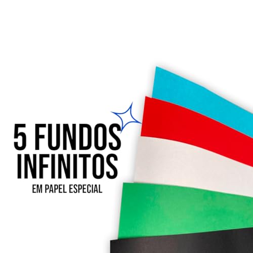 Mini Estúdio Fotográfico + Iluminação E Fundos Infinitos, Pop Up 60 Leds Ultra Potentes Portátil