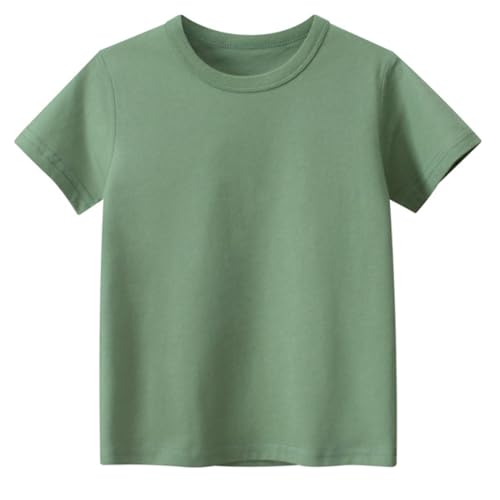 4-Pack Toddler Boys T-Shirts Solid Color Short Sleeve Tees Summer Crewneck Tops4