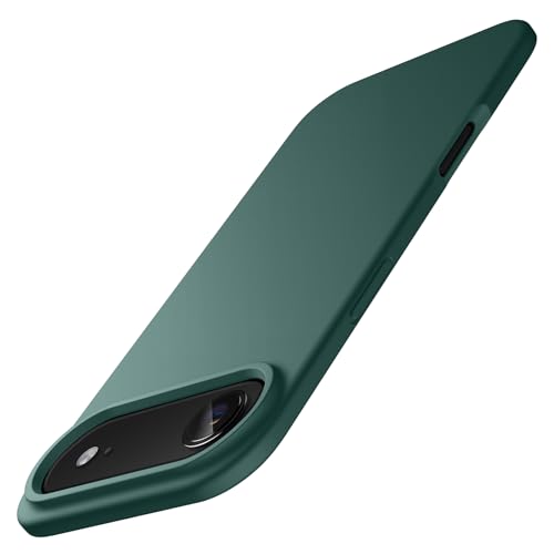 Image of JETech Liquid Silicone Case for iPhone Air, Silky Soft Touch Full-Body Protection, Anti-Scratch Shockproof Phone Cover with Microfiber Lining, 6.5-Inch Display (Midnight Green)