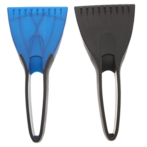 Generic 2pcs Mini Snow Shovel Durable Plastic Ice Scraper with Non Slip Grip for Efficient Winter Snow Removal for Cars Driveways and Emergency Use