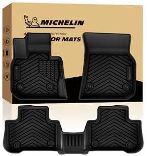 Tapete Automotivo MICHELIN em TPE para BMW X3 2018–2024 e BMW X4 2019–2025, MLLCL665