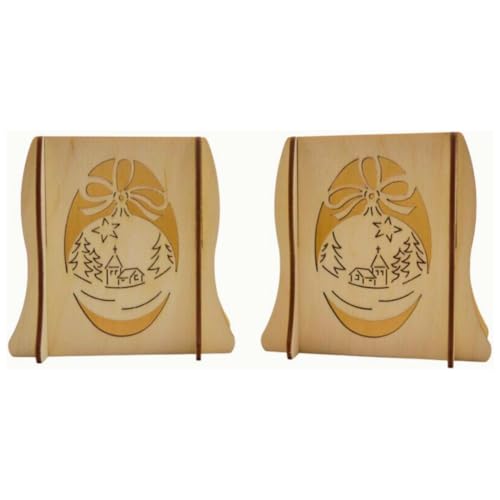 Erzwelt - Lichterbogenerhöhung aus Holz 2er-Set – Fensterbank...