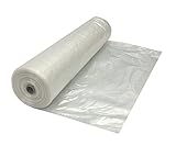 Norkan Translucent Plastic Poly Sheeting & Visqueen (10' x 100', 10mil) White