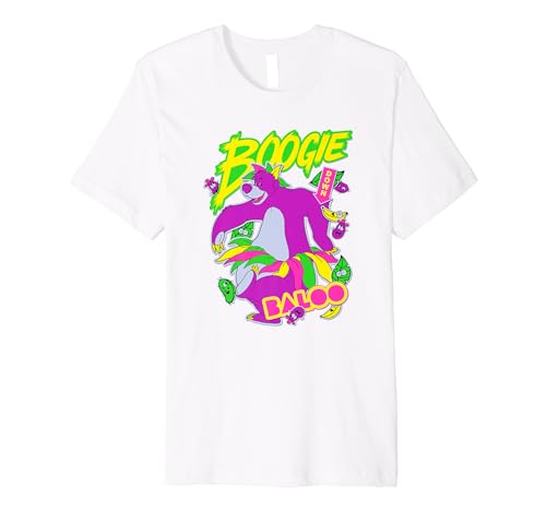 T-shirt Le Livre de la Jungle Baloo imprimé rétro Disney pour fan