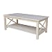 International Concepts Hampton Unfinished Coffee Table