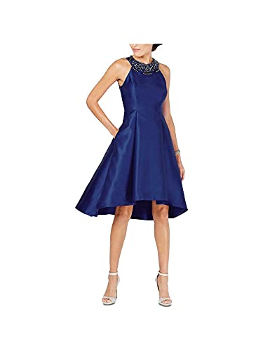 ADRIANNA PAPELL Women s Rhinestone High-low Fit & Flare Dress