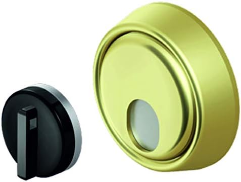 DISEC ROK MAGNETIC SECURITY SHIELD POLISHED BRASS FINISH WITH TWO MAGNETIC KEYS MRM29E25D1R