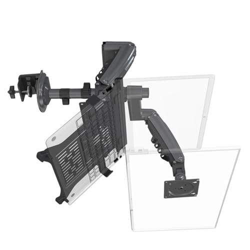 Support moniteur double bras pour un espace de teletravail epure 17-27" - 2