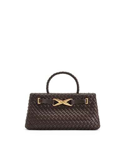 JW PEI Bolsa feminina Elora de tecido, Marrom escuro, One Size