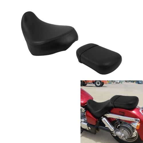 TCMT Black Motorcycle Driver & Passenger Seats