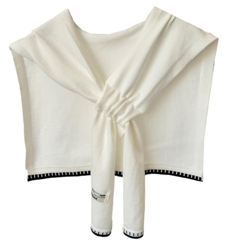 Knitted Shawl Wraps for Women Designer Cardigan Vintage Scarf for Women Knotted Shoulder Tops Cape Travel Scarves