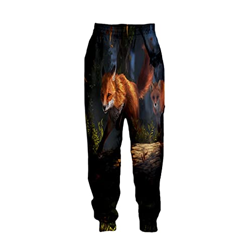 Pantalon long décontracté en imprimé 3D pour vos moments de détente à la maison