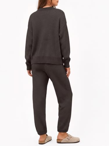 Image of LILLUSORY Women 2 Piece Sweater Matching Lounge Sets 2026 Fall Outfit