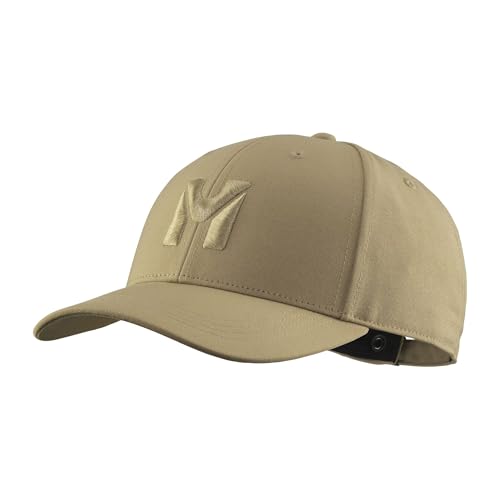 MILLET Casquette Baseball Mixte Logo Brodé Réglable (FR/ES, Alpha/Lettres, Taille Unique, Beige)