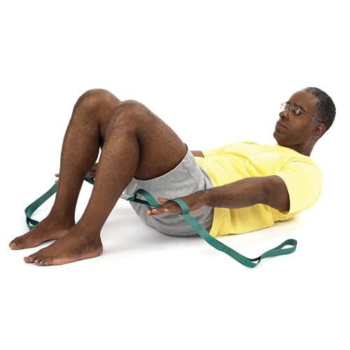 optp the original stretch out strap with exercise pilates essentials book - usa made top choice for physical therapy pilates stretching or knee therapy