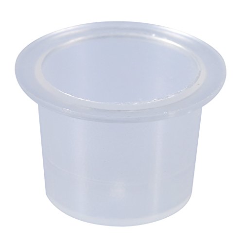 Pack of 1000 Tattoo Ink Cups, Transparent Plastic Ink Caps, Ink Cups, Tattoo Accessories - Image 3